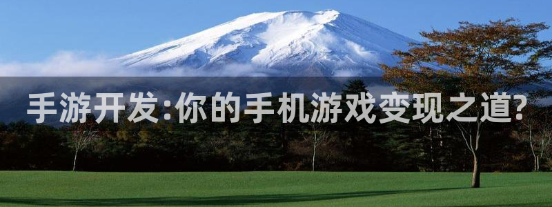 V8娱乐官网：手游开发:你的手机游戏变现之道?