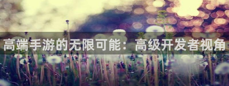 V8娱乐平台：高端手游的无限可能：高级开发者视角